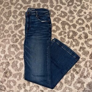 AEO Super Hi-Rise Flare Jeans
